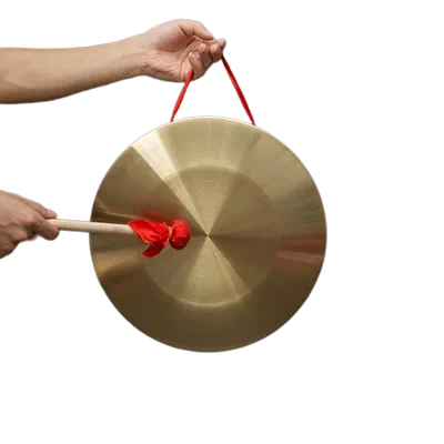 Traditional Chinese gong luo bronze percussion instrument